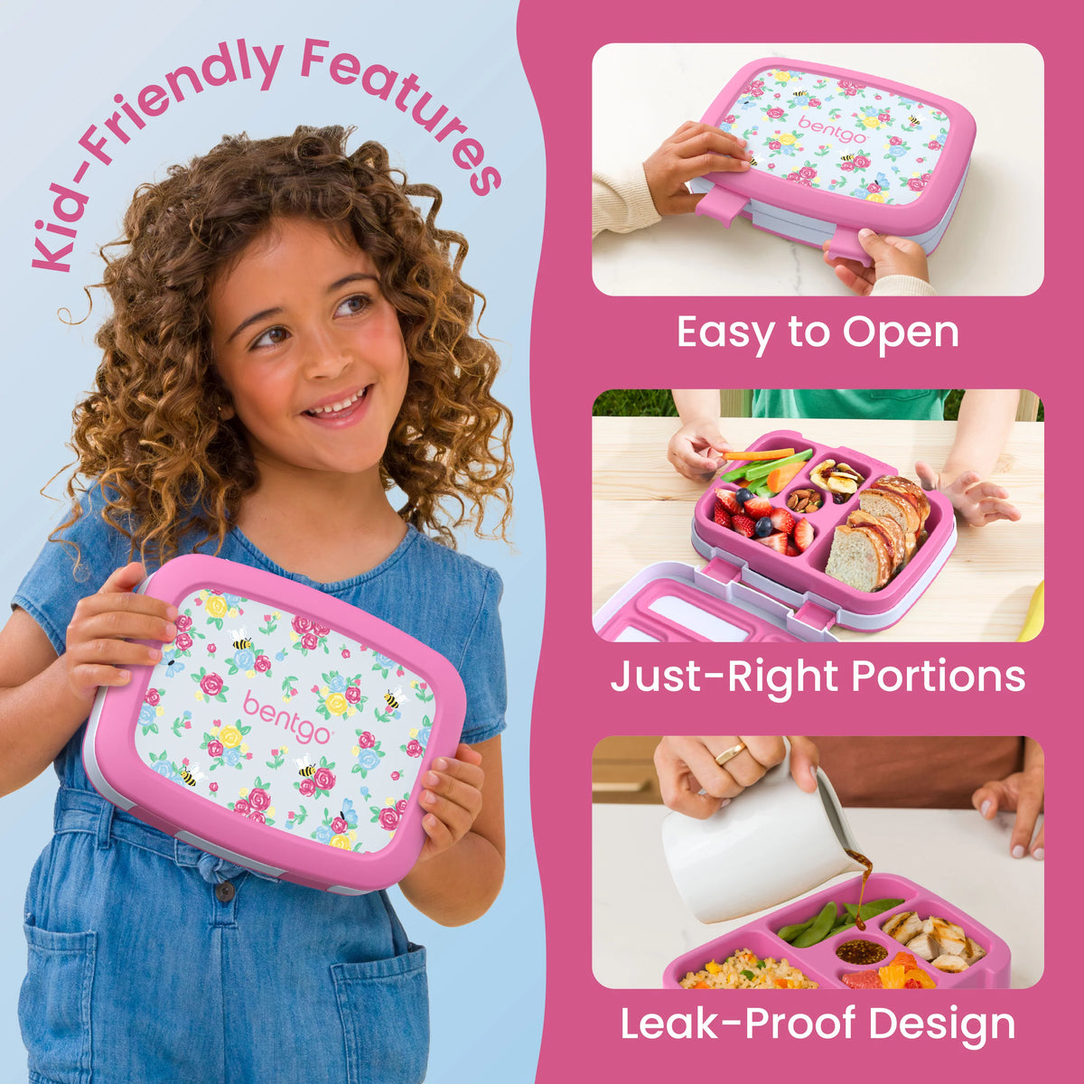 (Pre-Order) Bentgo Kids Prints Lunch Box Blooming Floral