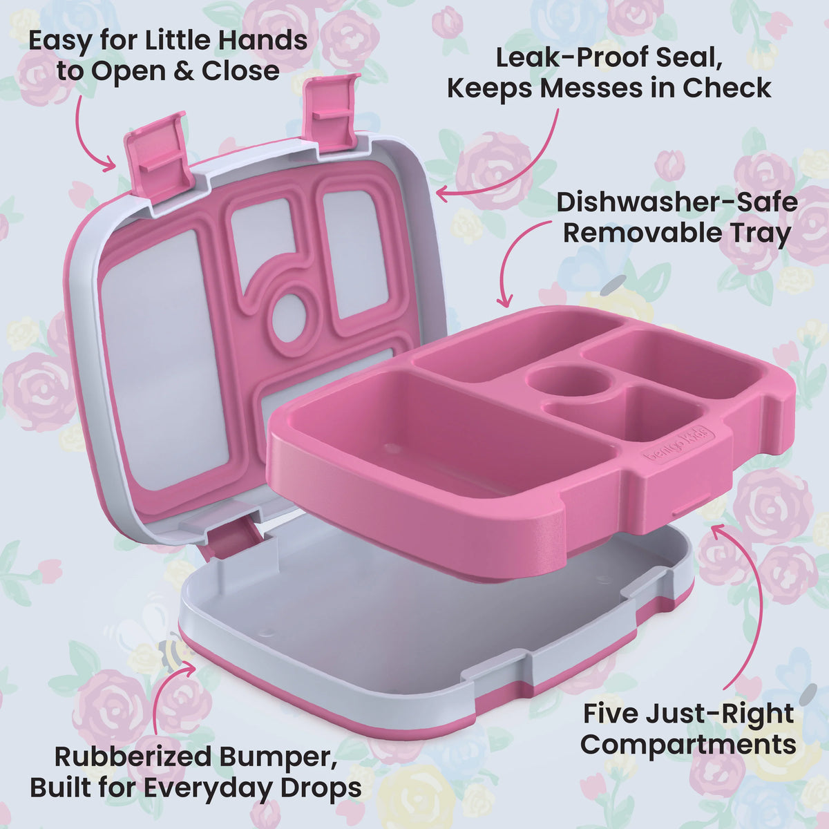 (Pre-Order) Bentgo Kids Prints Lunch Box Blooming Floral