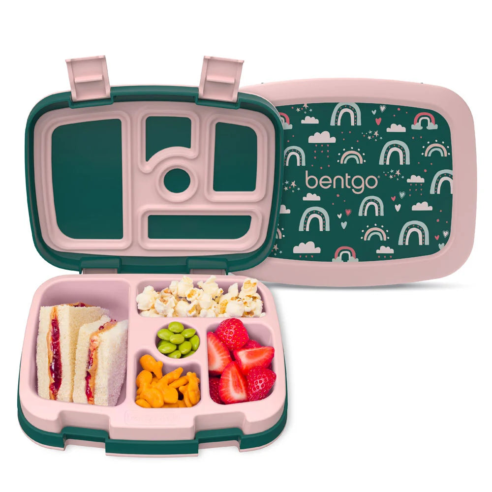 (Pre-Order) Bentgo Kids Prints Lunch Box Green Rainbow
