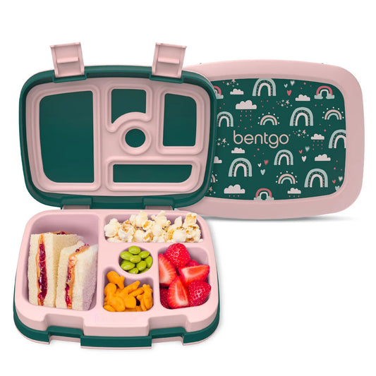 (Pre-Order) Bentgo Kids Prints Lunch Box Green Rainbow