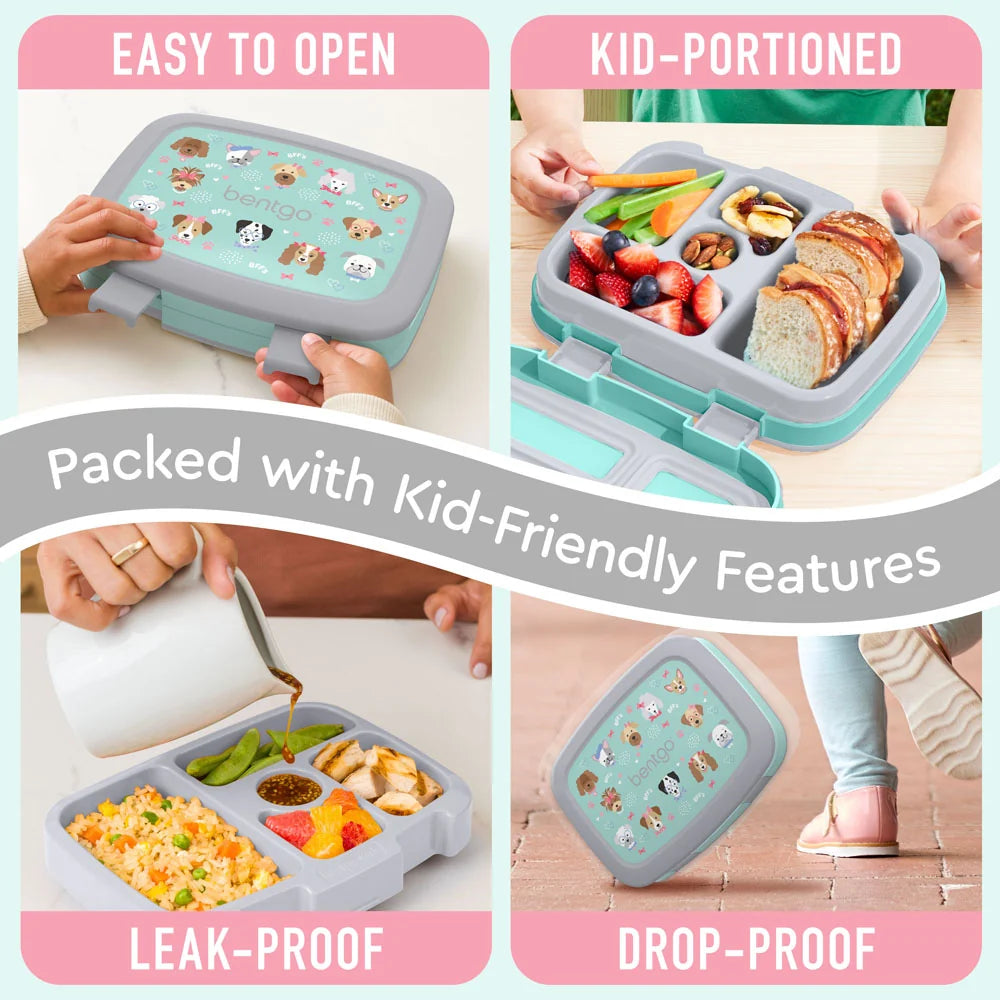 (Pre-Order) Bentgo Kids Prints Lunch Box Puppy Love