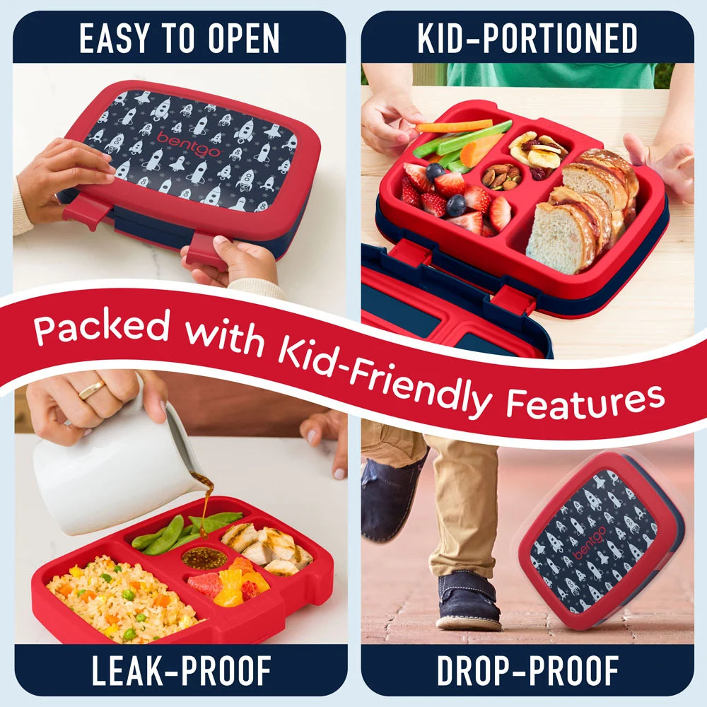 (Pre-Order) Bentgo Kids Prints Lunch Box Space Rockets