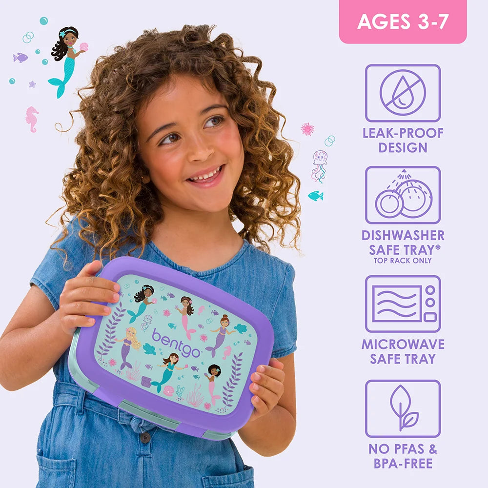(Pre-Order) Bentgo Kids Prints Lunch Box Mermaids in the Sea