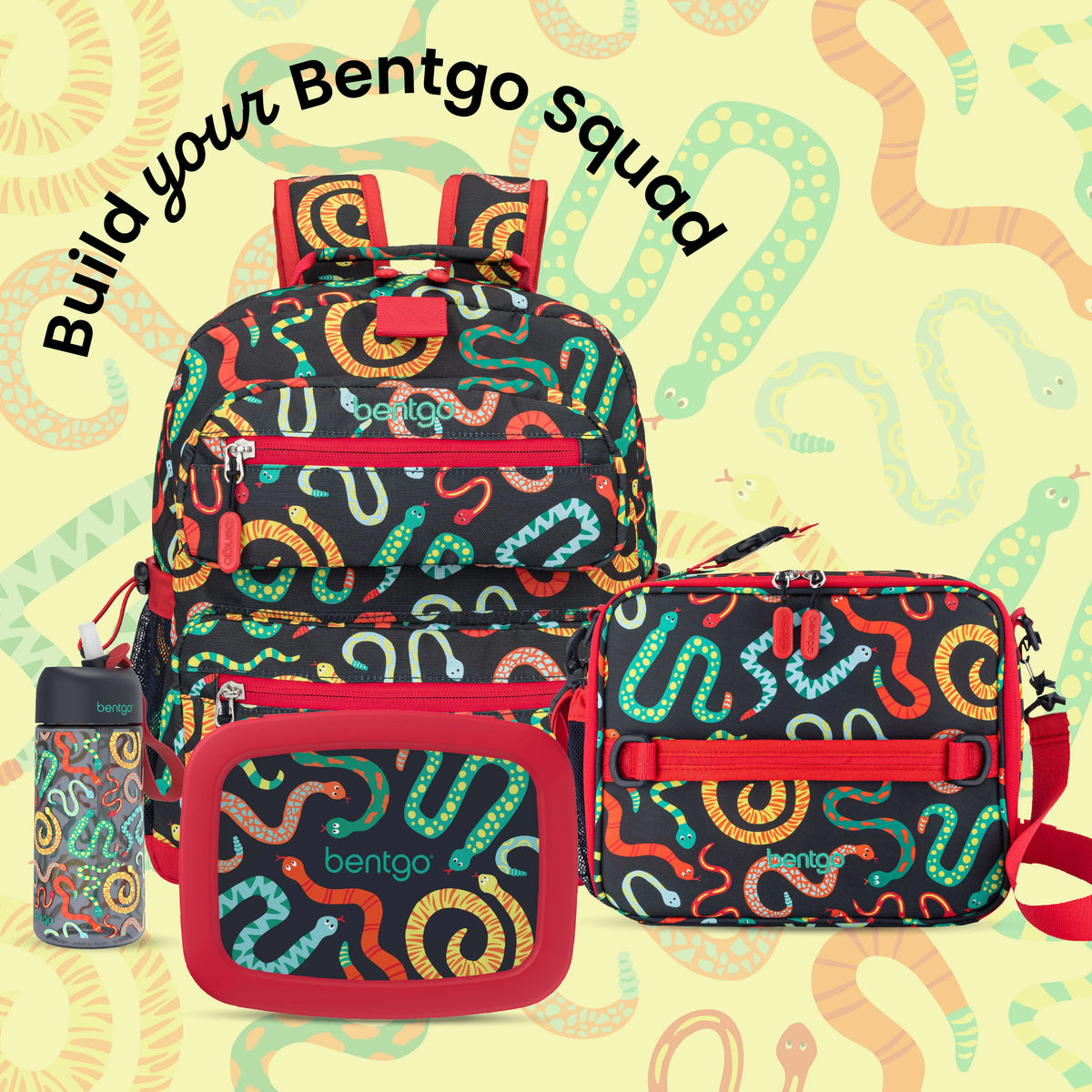 (Pre-Order)Bentgo Kids Prints Lunch Box Sssnakes