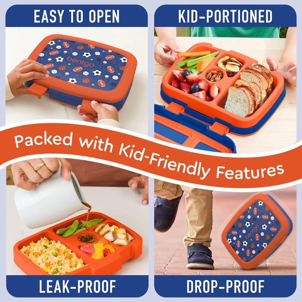 (Pre-Order) Bentgo Kids Prints Lunch Box Sports