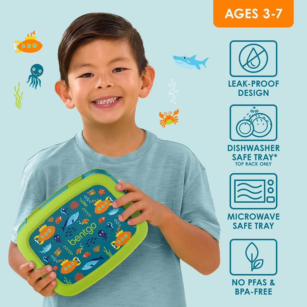(Pre-Order) Bentgo Kids Prints Lunch Box Submarine