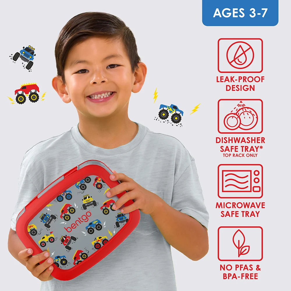 (Pre-Order) Bentgo Kids Prints Lunch Box Trucks