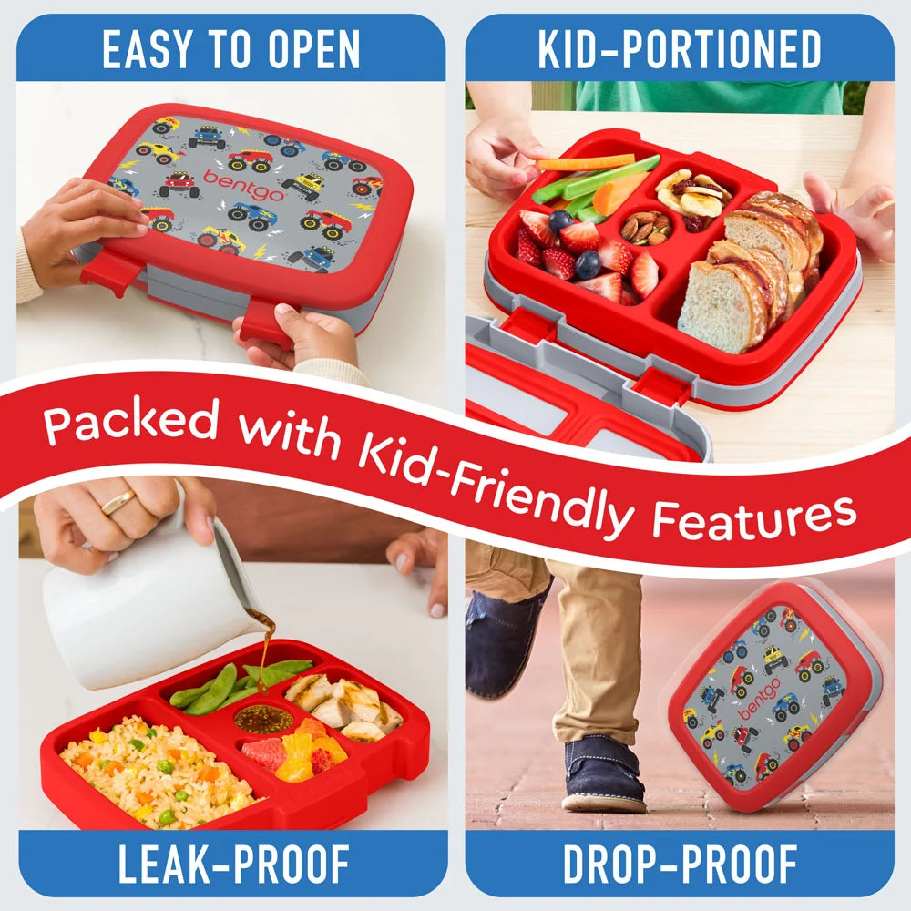 (Pre-Order) Bentgo Kids Prints Lunch Box Trucks