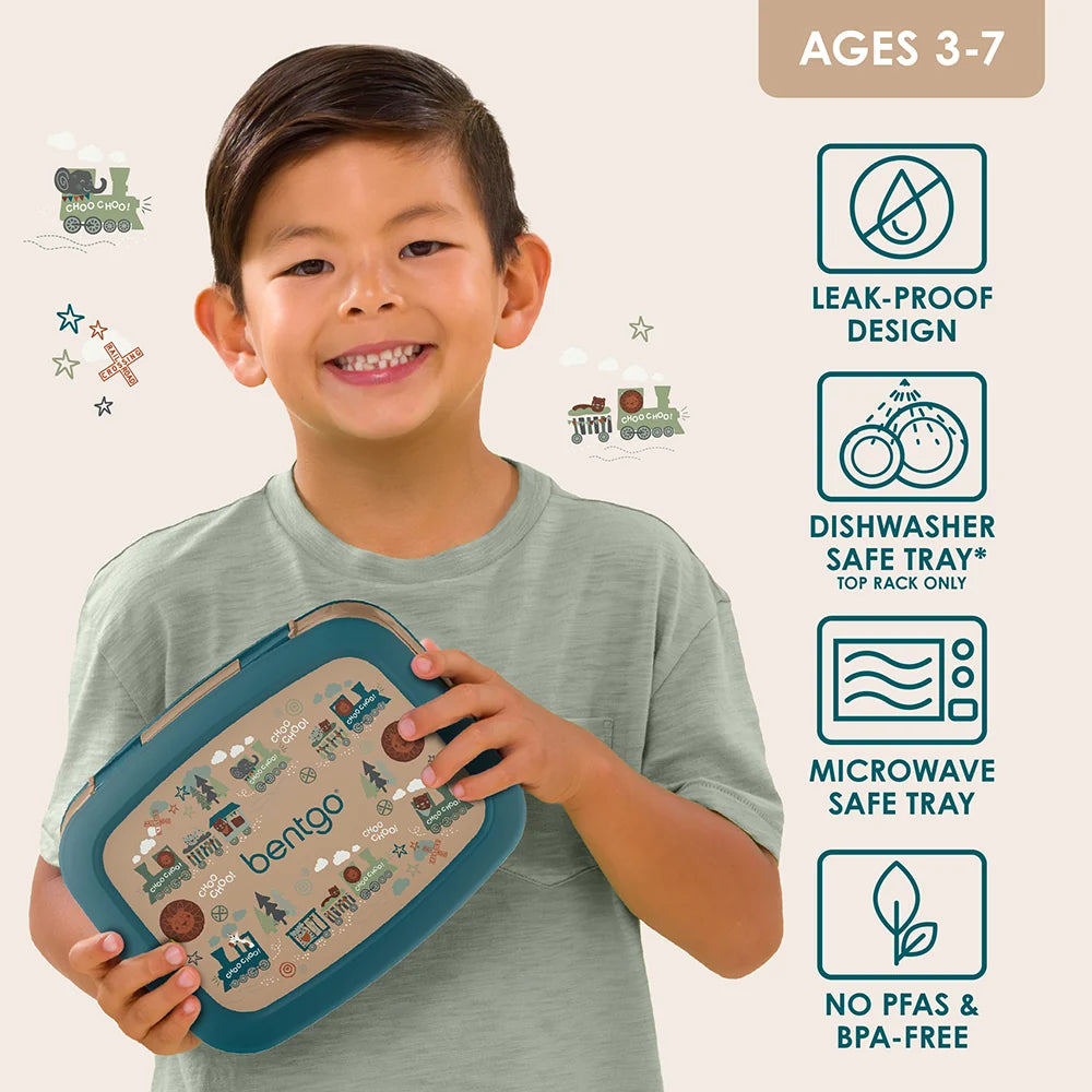 (Pre-Order) Bentgo Kids Prints Lunch Box Trains