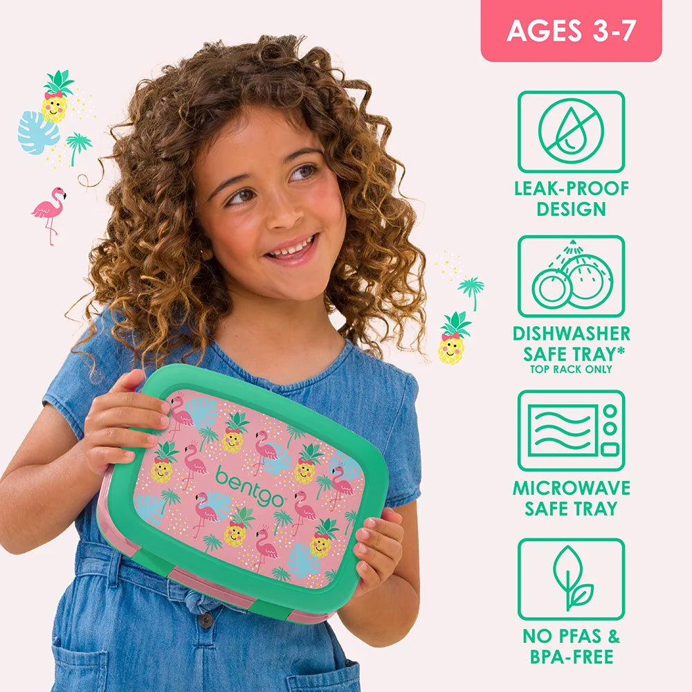 (Pre-Order) Bentgo Kids Prints Lunch Box Tropical