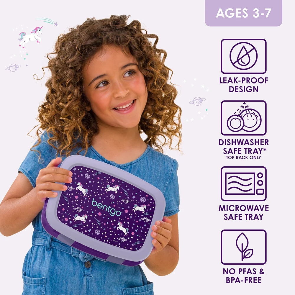 (Pre-Order) Bentgo Kids Prints Lunch Box Unicorn