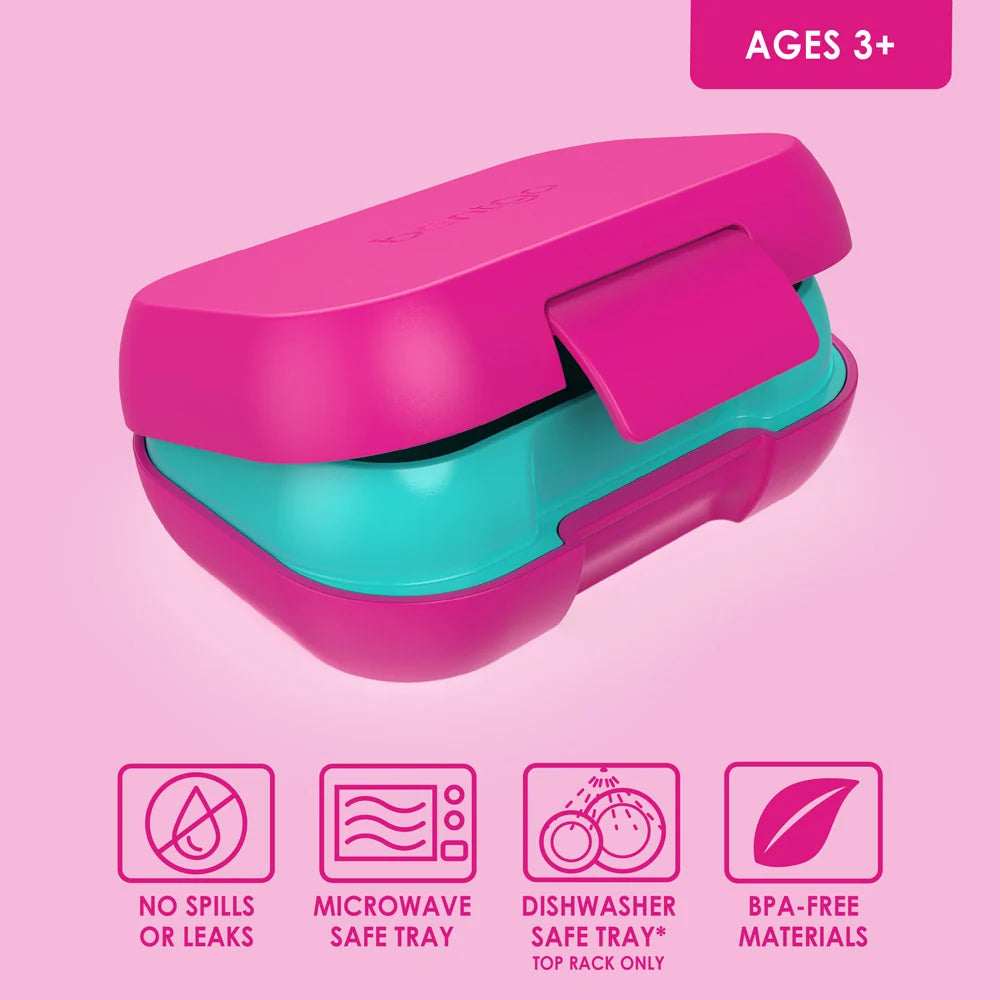(Pre-Order) Bentgo Kids Snack Container Fuchsia/Teal