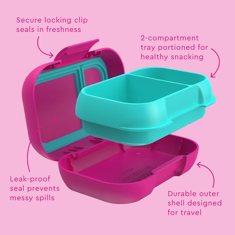 (Pre-Order) Bentgo Kids Snack Container Fuchsia/Teal