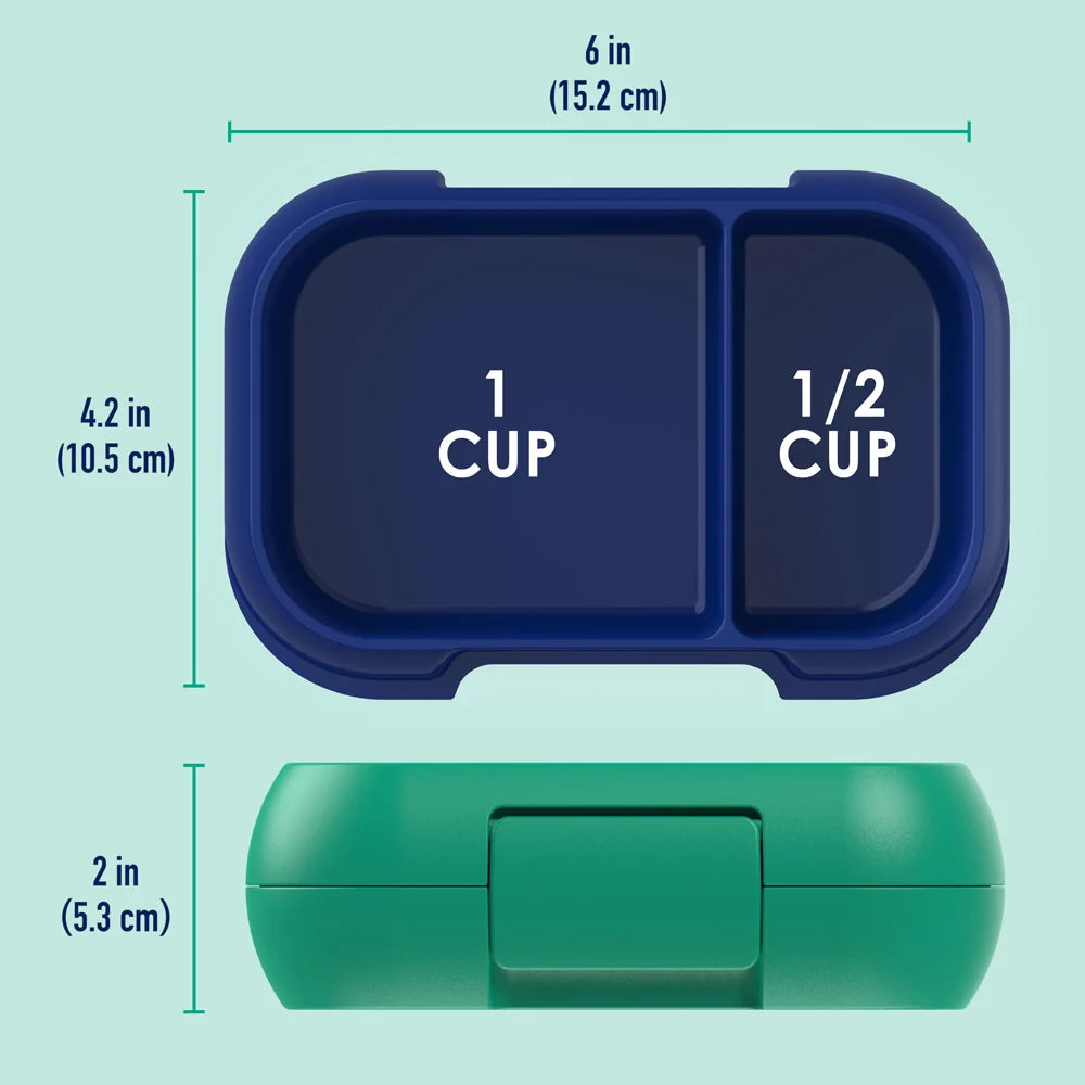(Pre-Order) Bentgo Kids Snack Container Green/Navy
