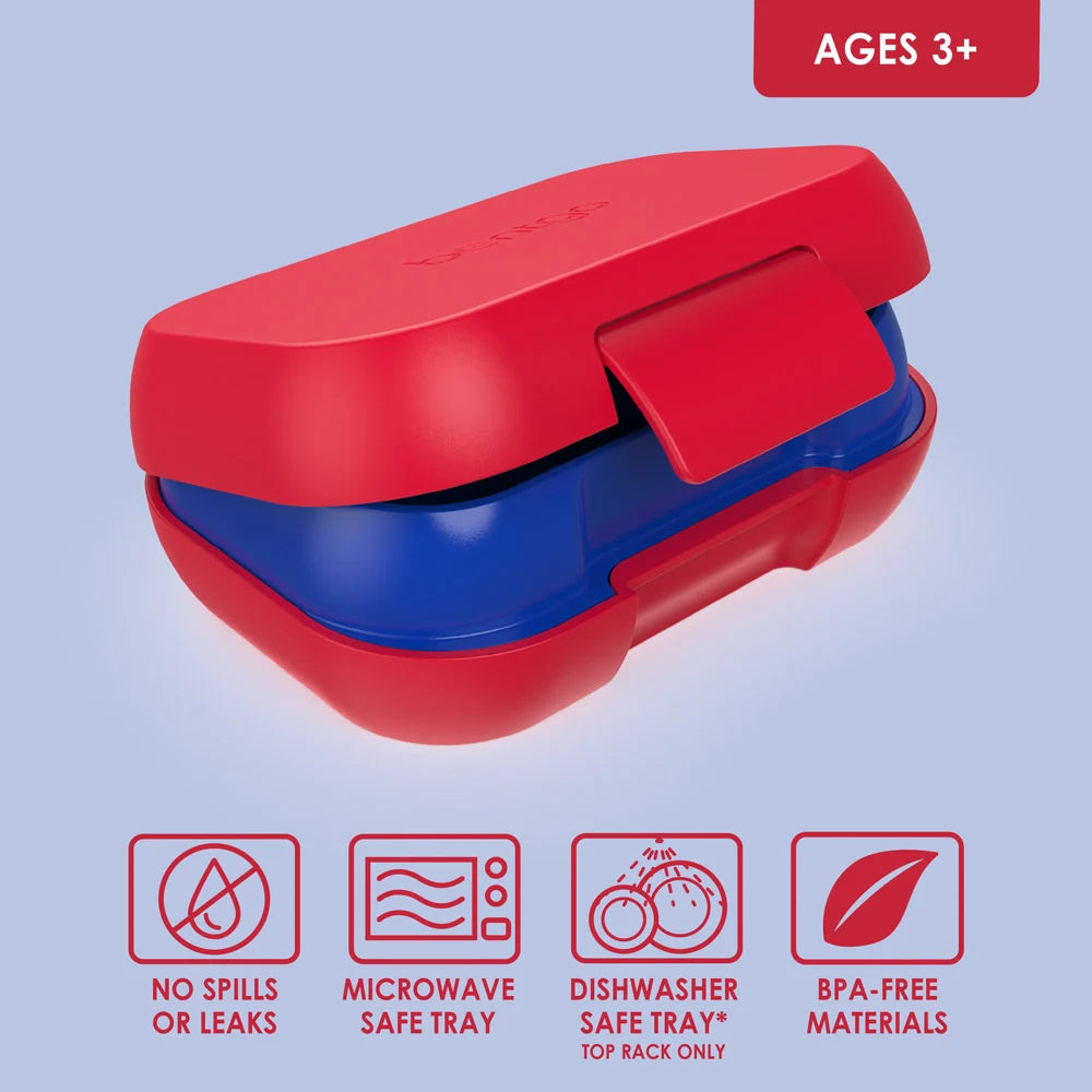 (Pre-Order) Bentgo Kids Snack Container Red/Royal