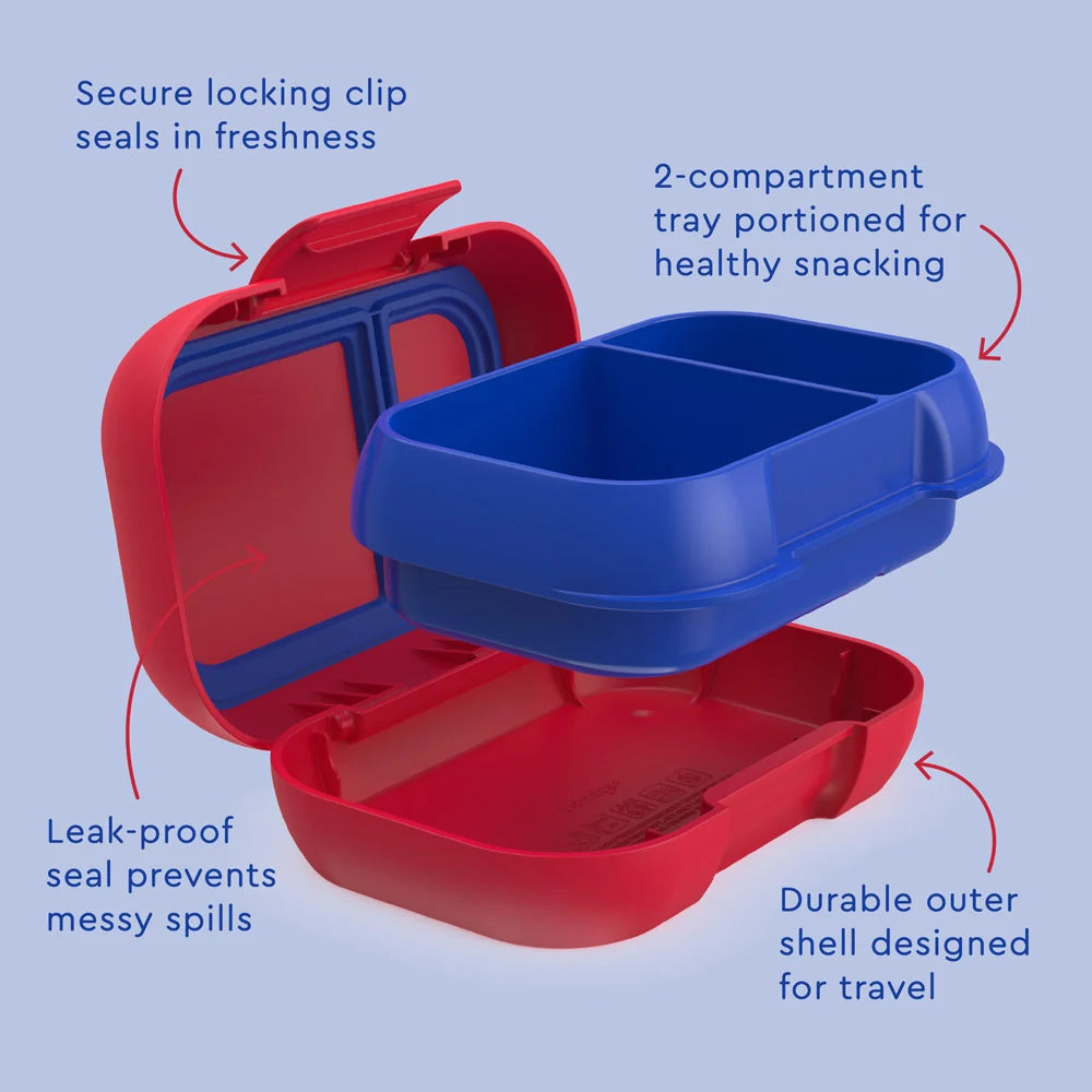 (Pre-Order) Bentgo Kids Snack Container Red/Royal