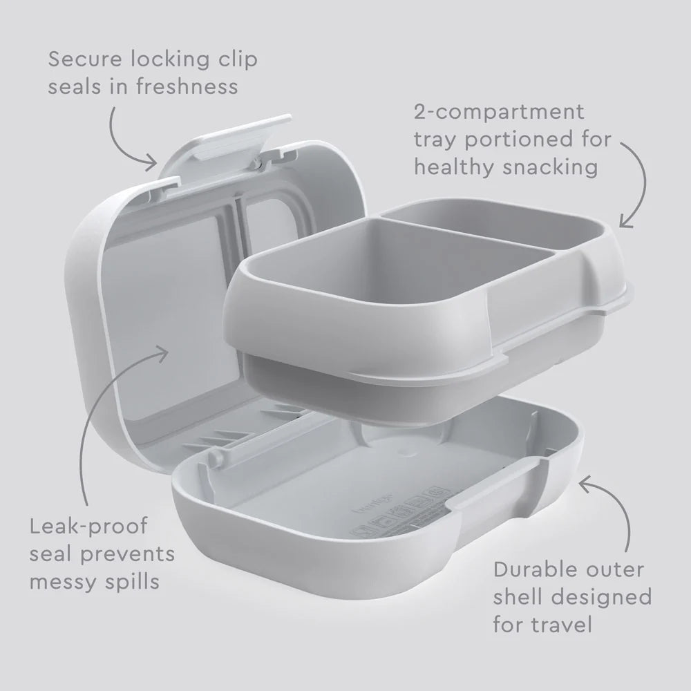 (Pre-Order) Bentgo Kids Snack Container Gray