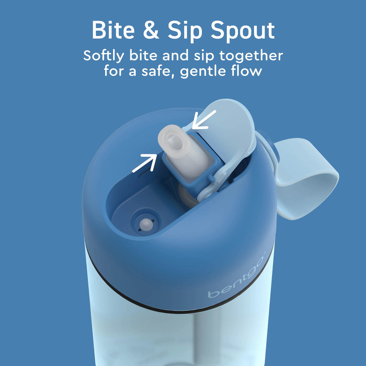 (Pre-Order) Bentgo Kids Water Bottle Blue