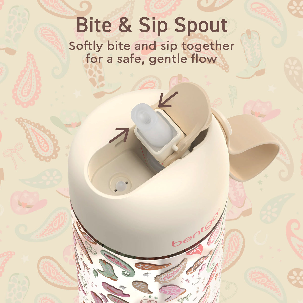 (Pre-Order) Bentgo Kids Water Bottle Cowgirl Dreams