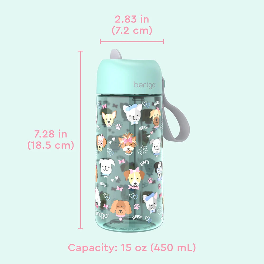 (Pre-Order) Bentgo Kids Water Bottle Puppy Love