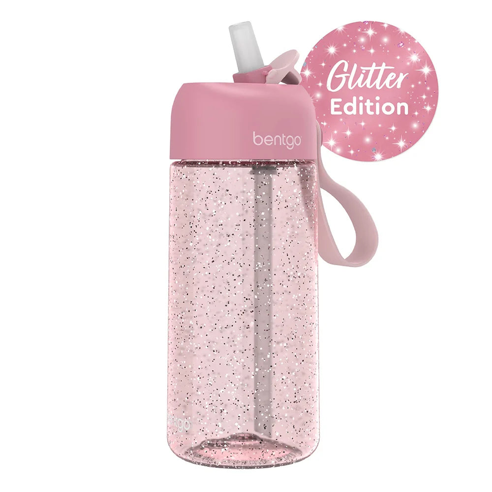 (Pre-Order) Bentgo Kids Water Bottle Petal Pink Glitter