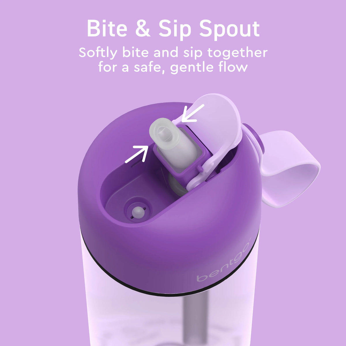(Pre-Order) Bentgo Kids Water Bottle Purple