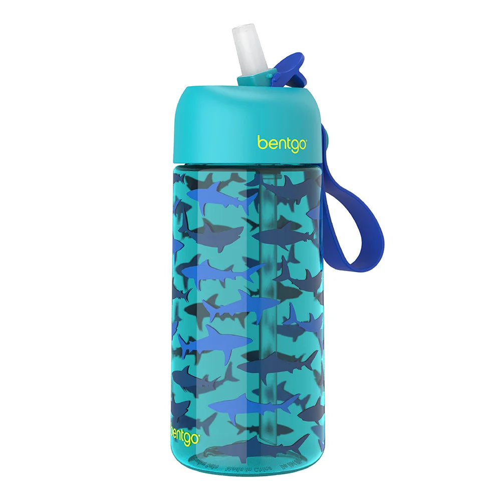 (Pre-Order) Bentgo Kids Water Bottle Sharks