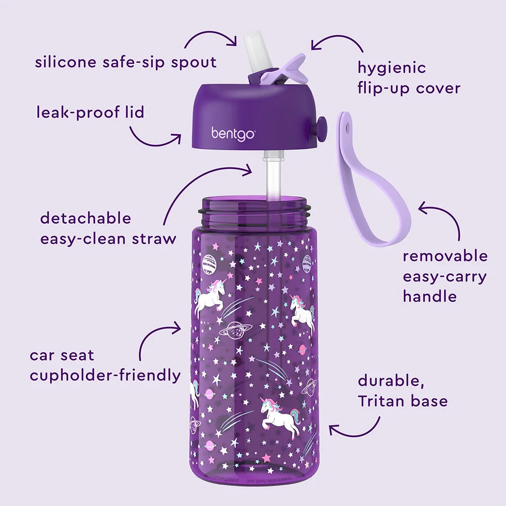 (Pre-Order) Bentgo Kids Water Bottle Unicorn