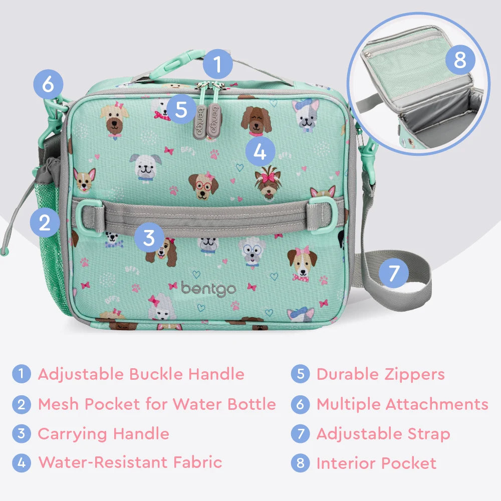 (Pre-Order) Bentgo Kids Prints Lunch Bag Puppy Love