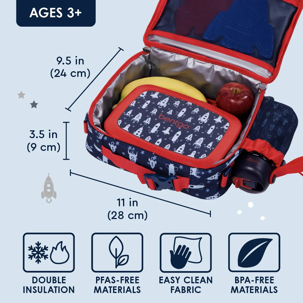 (Pre-Order) Bentgo Kids Prints Lunch Bag Space Rockets