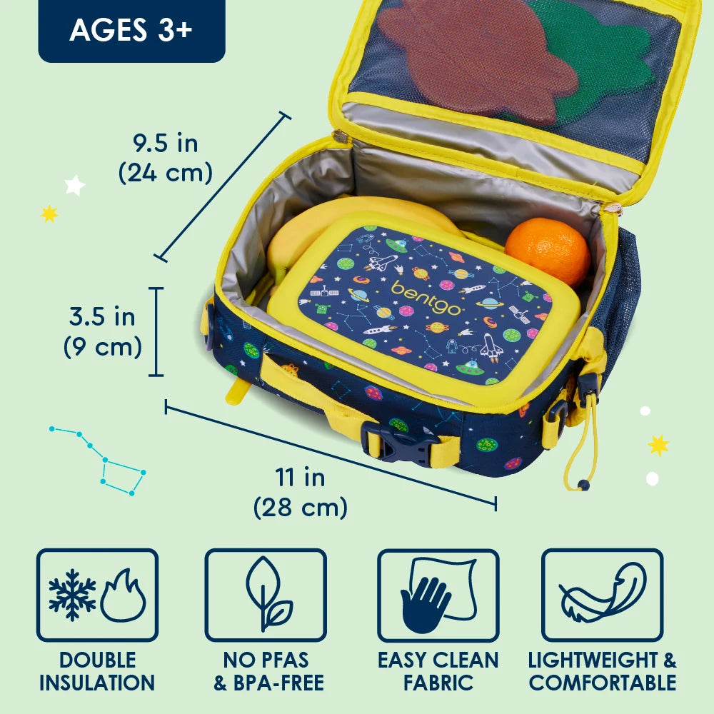 (Pre-Order) Bentgo Kids Prints Lunch Bag Space