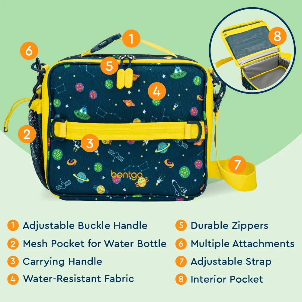 (Pre-Order) Bentgo Kids Prints Lunch Bag Space