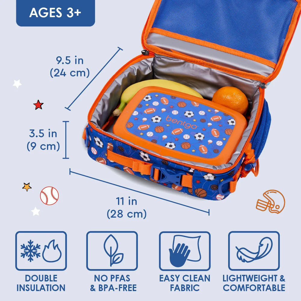 (Pre-Order) Bentgo Kids Prints Lunch Bag Sports