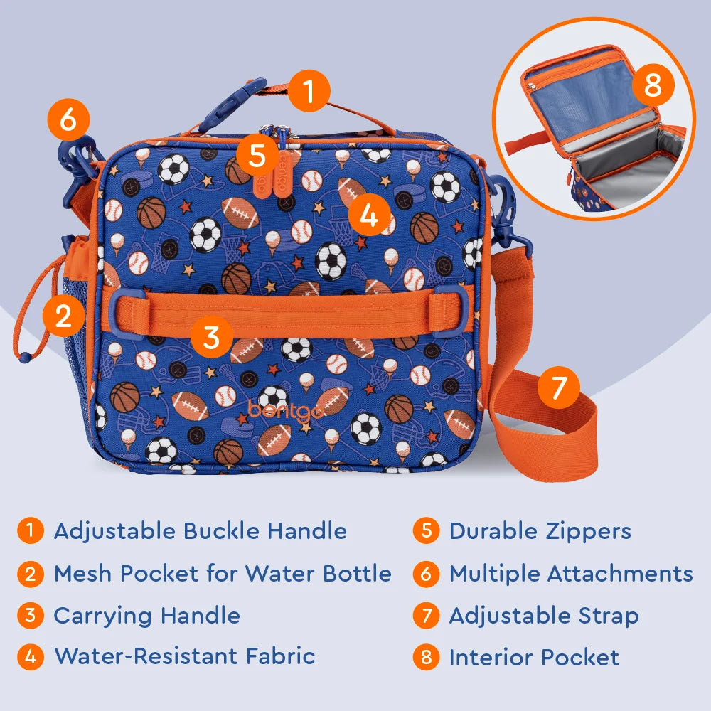 (Pre-Order) Bentgo Kids Prints Lunch Bag Sports