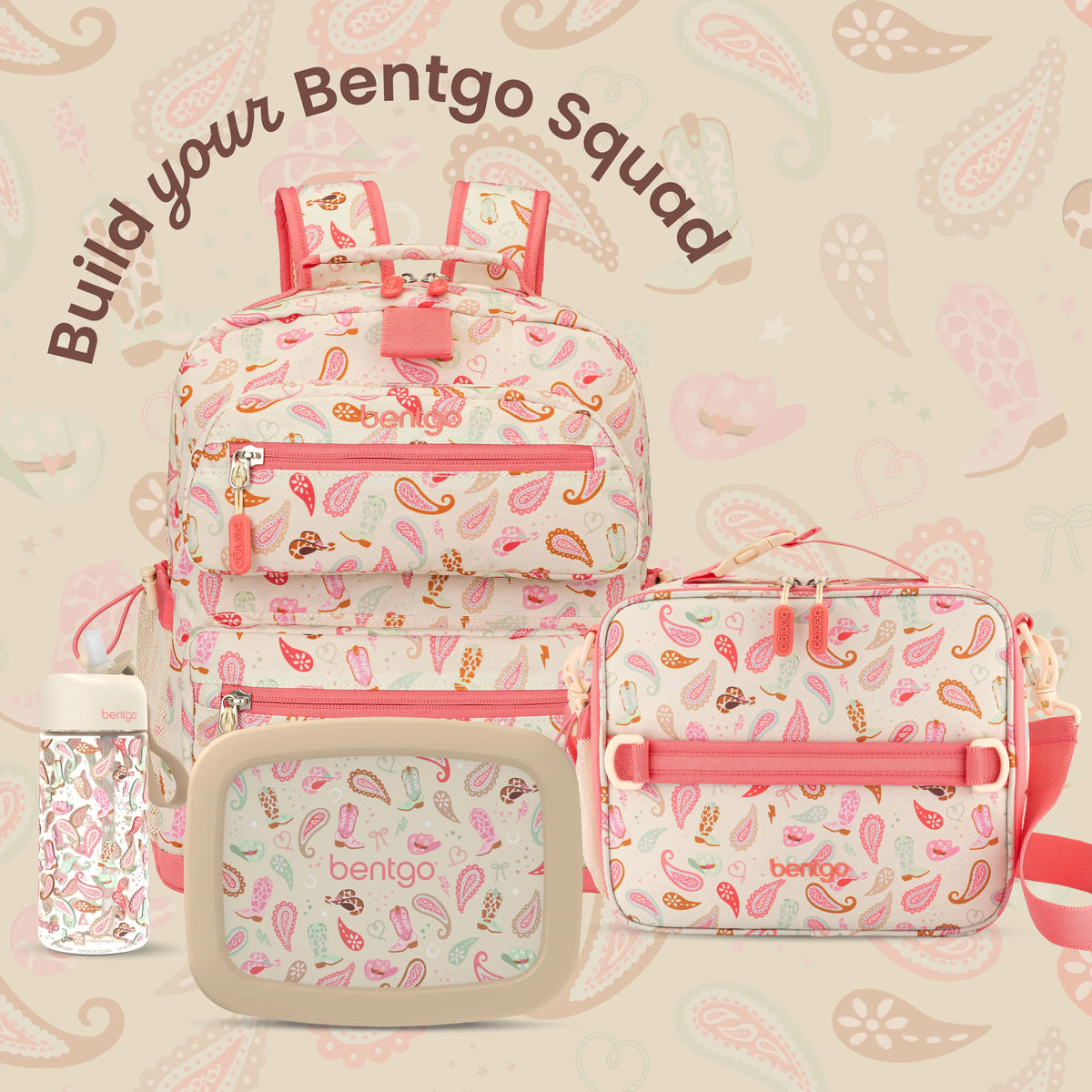 (Pre-Order) Bentgo Kids Prints Lunch Bag Cowgirl Dreams