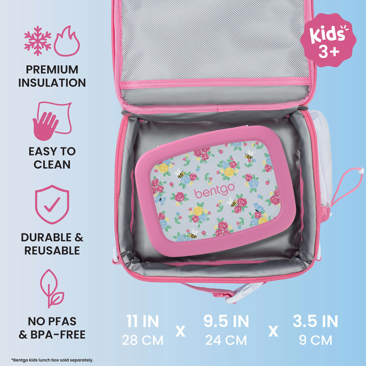 (Pre-Order) Bentgo Kids Prints Lunch Bag Blooming Floral