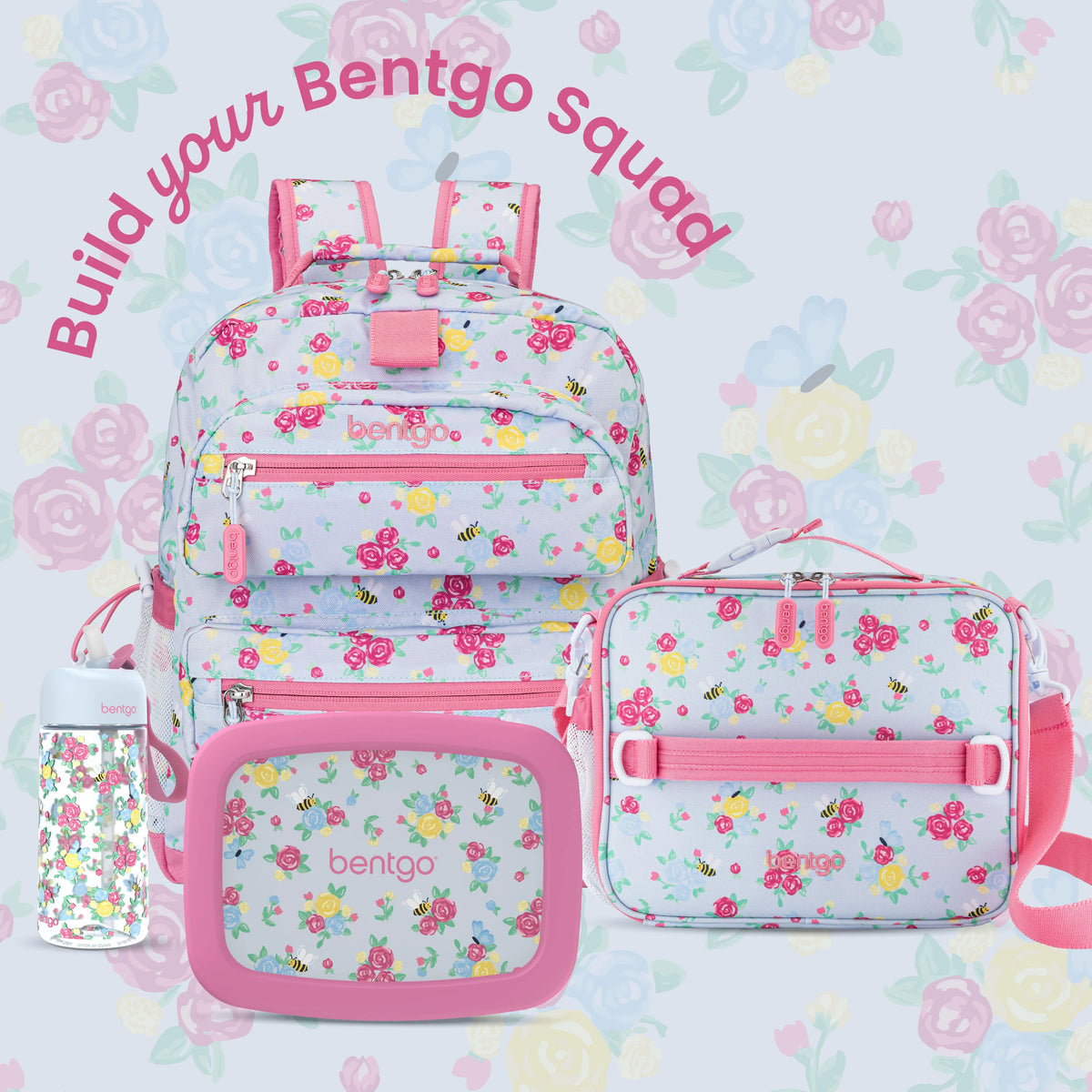 (Pre-Order) Bentgo Kids Prints Lunch Bag Blooming Floral