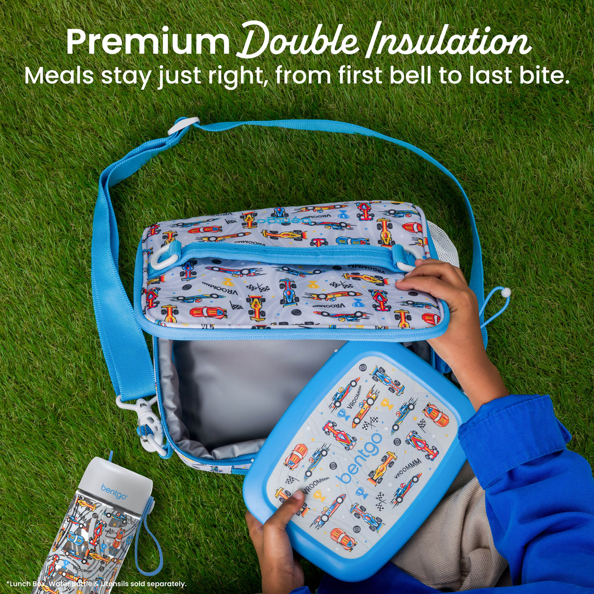 (Pre-Order) Bentgo Kids Prints Lunch Bag Race Cars