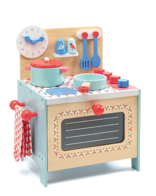 (PRE-ORDER) DJECO Blue Cooker Kitchen Set
