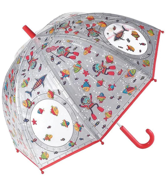 (PRE-ORDER) Djeco Kids PVC Clear Birdcage Underwater Submarine Umbrella