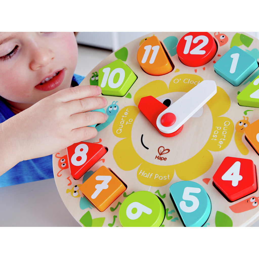 (Pre-Order) Hape Chunky Clock Puzzle