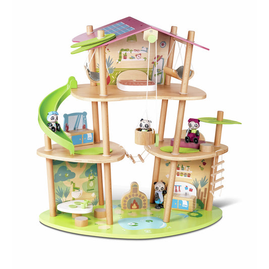 (Pre-Order) Hape Pandas’ Bamboo House