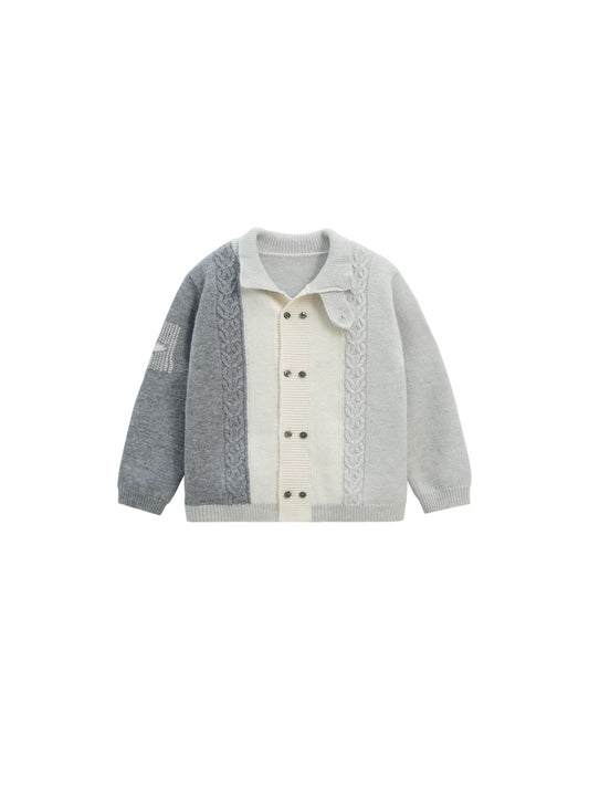 (PREORDER) White Wheat Knit Sweater 100% Wool