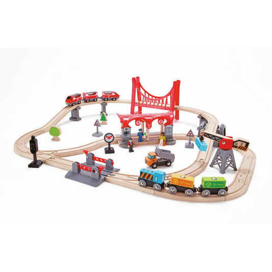 (Pre-Order) Hape Busy City Rail Set