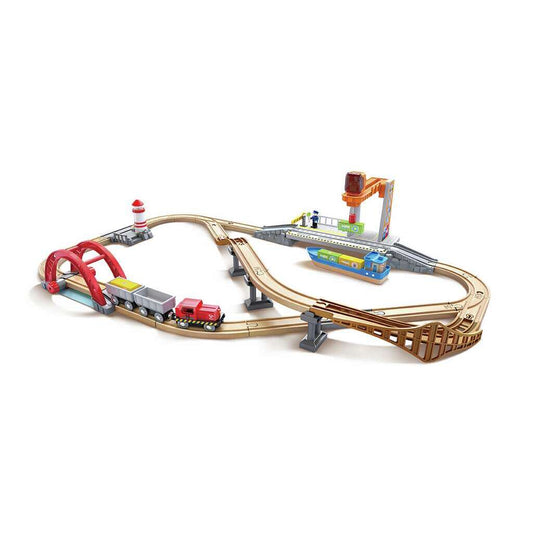 (Pre-Order) Hape Sea & Rail Cargo Transportation Set