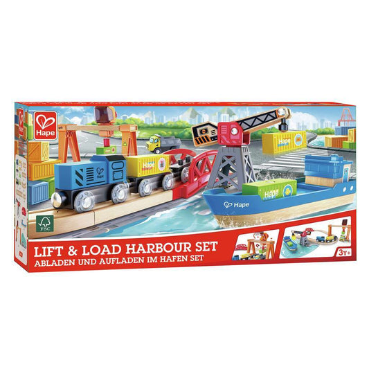(Pre-Order) Hape Lift & Load Harbour Set