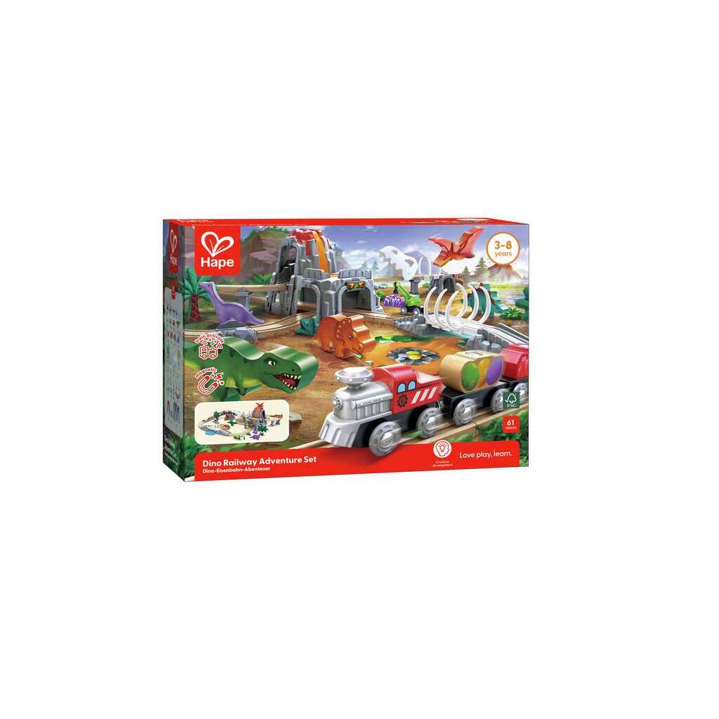 (Pre-Order) Hape Dino Railway Adventure Set