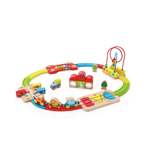 (Pre-Order) Hape Rainbow Puzzle Railway