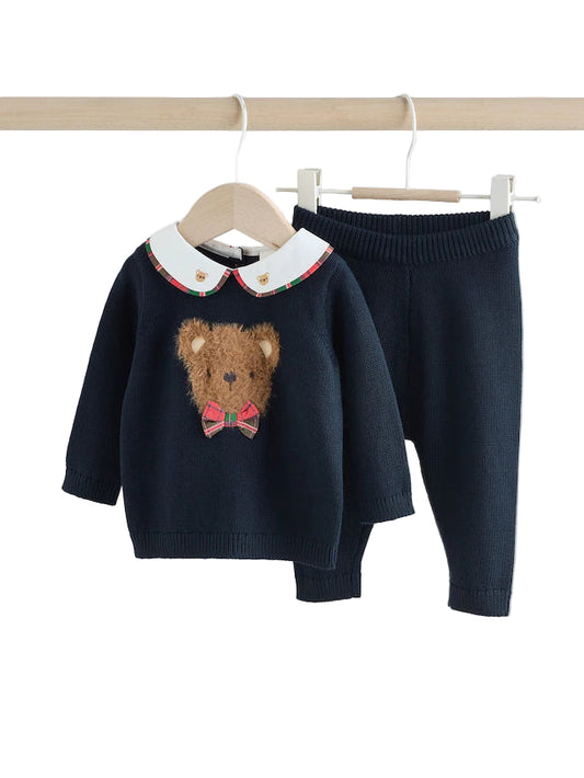 (Pre-Order) Next Knitted Jumper and Leggings Baby Set