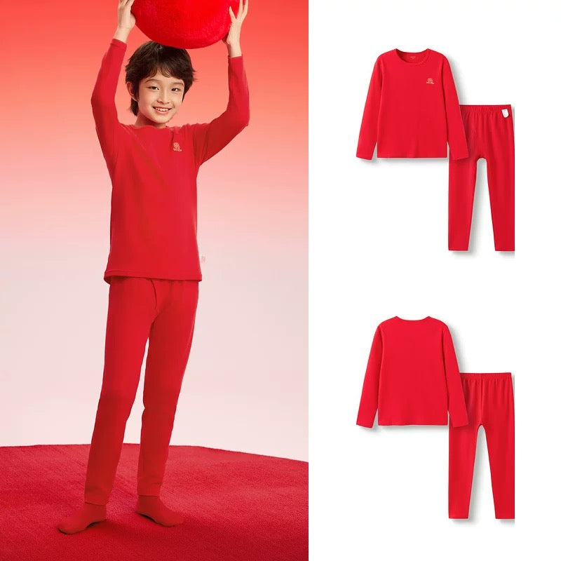 (PREORDER) Balabala Autumn/Winter Thermal Wear Set